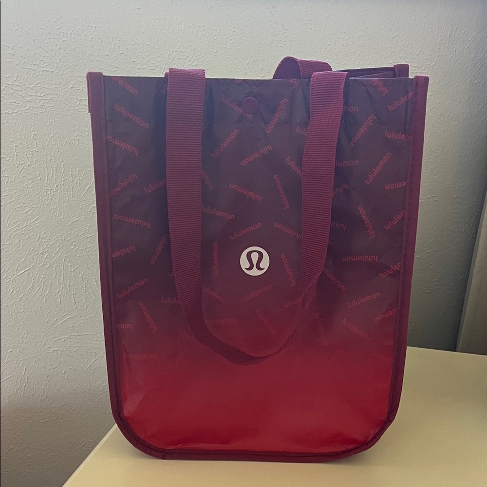 lululemon athletica Ombre Red Reusable Tote Bag